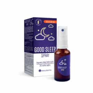 Toidulisandi Good Sleep Spray kapslite pakend koos pudeliga