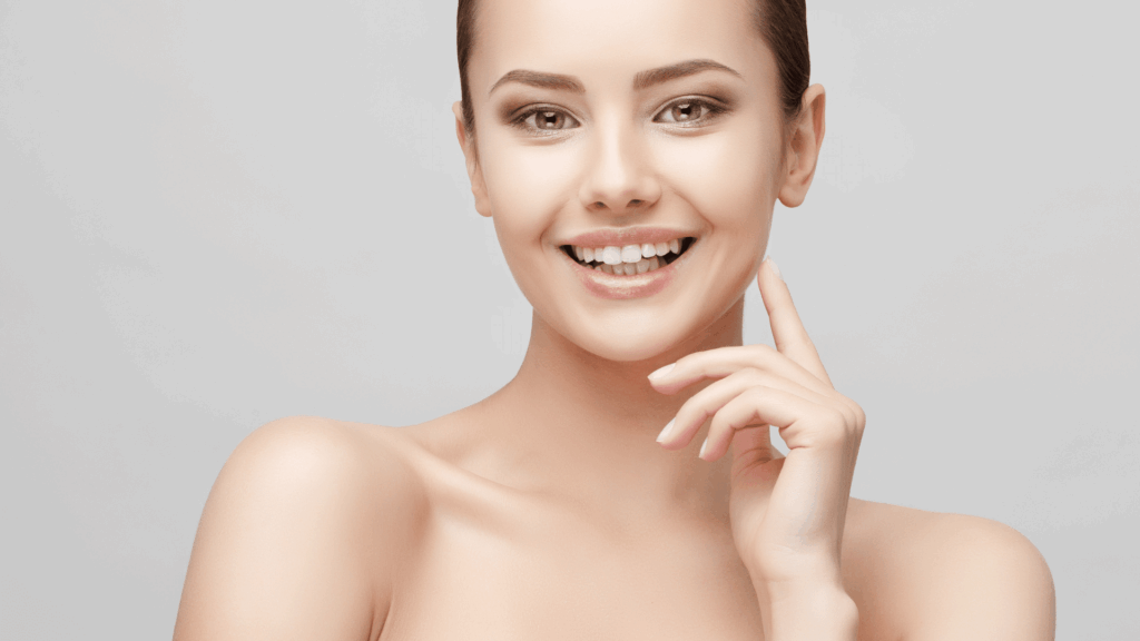 Kollageen, naise portree