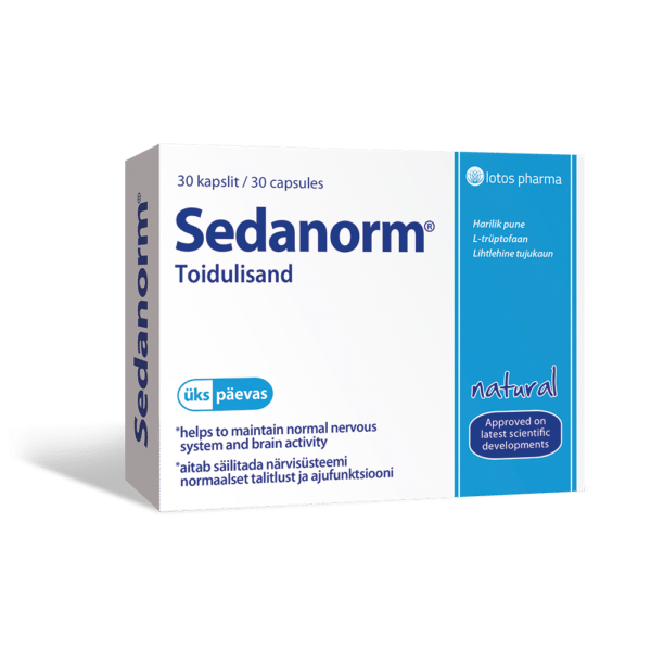 Sedanorm kapslid närvisüsteemi toetuseks