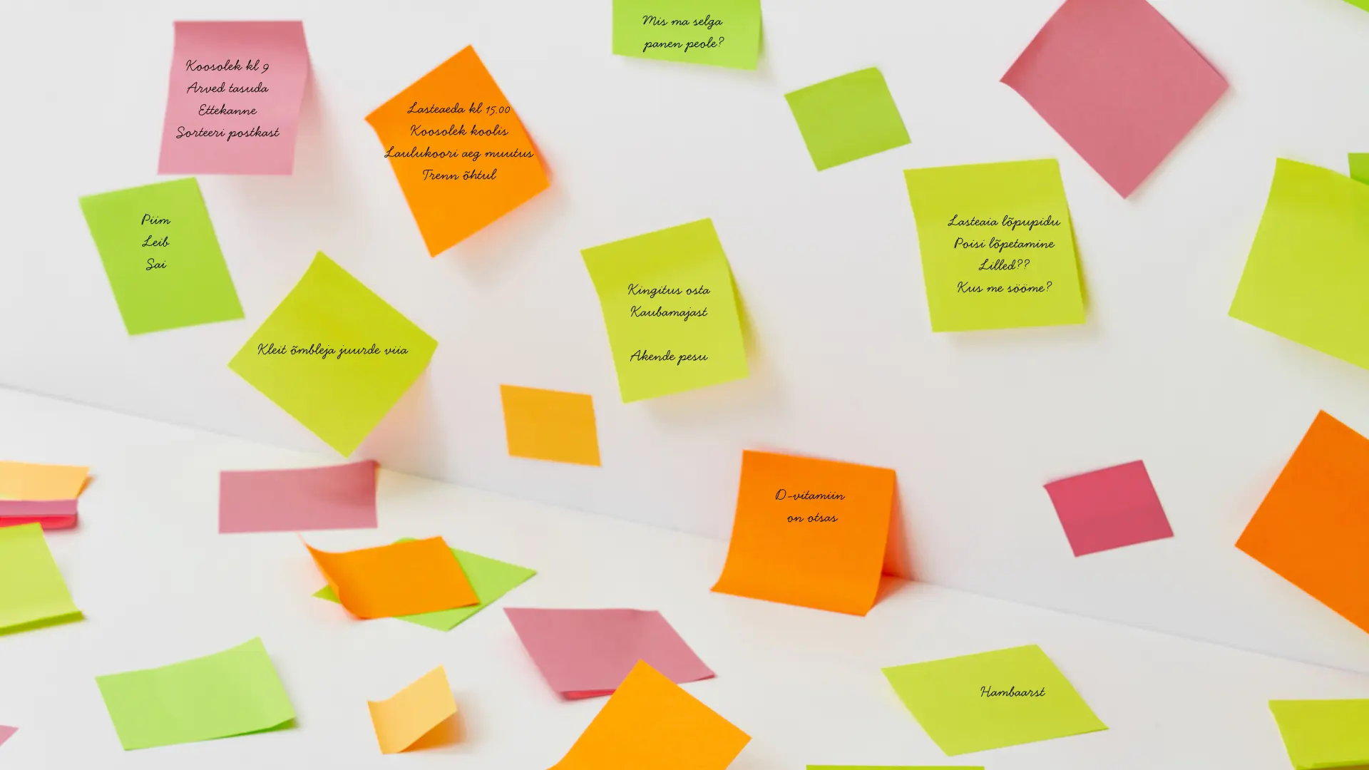 Postit värvilised märkmepaberid