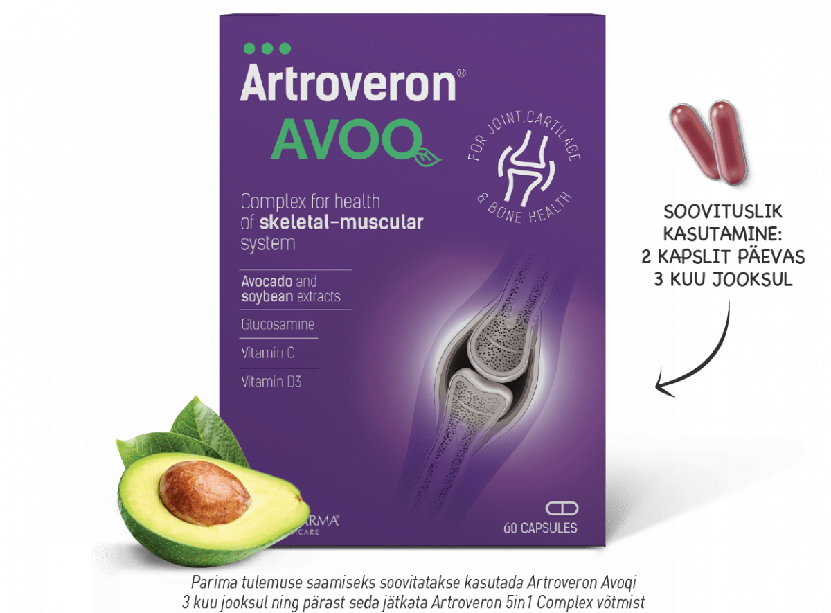 Artroveron Avoq-kompleks liigestele Artroveron Avoq-kompleks liigestele