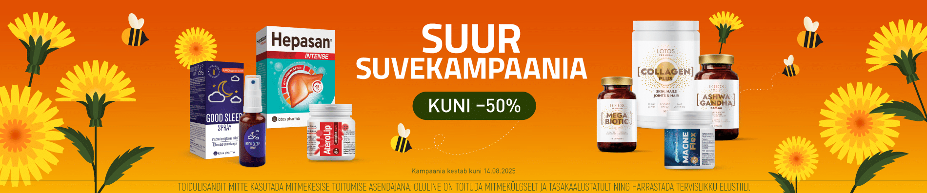 Lotos Pharma suvekampaania, hinnad kuni-50%
