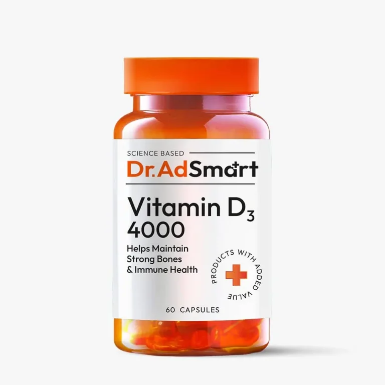 D-vitamiin 4000 IU, Dr. AD Smart tootesari, 60 kapslit