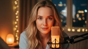 Naine teeb ASMR-i