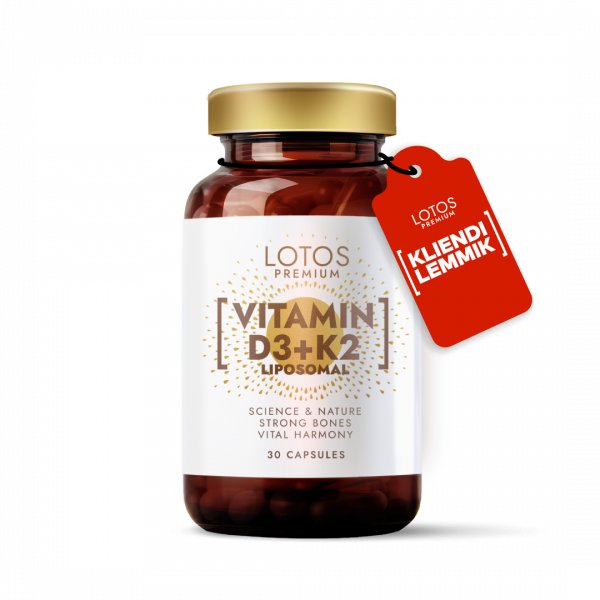 Liposomal vitamin D3+K2