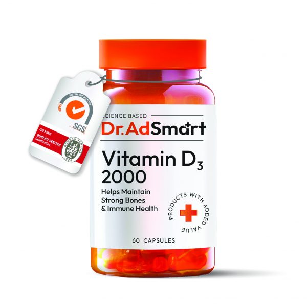 Vitamin D 2000 IU 60 - Dr. AD Smart