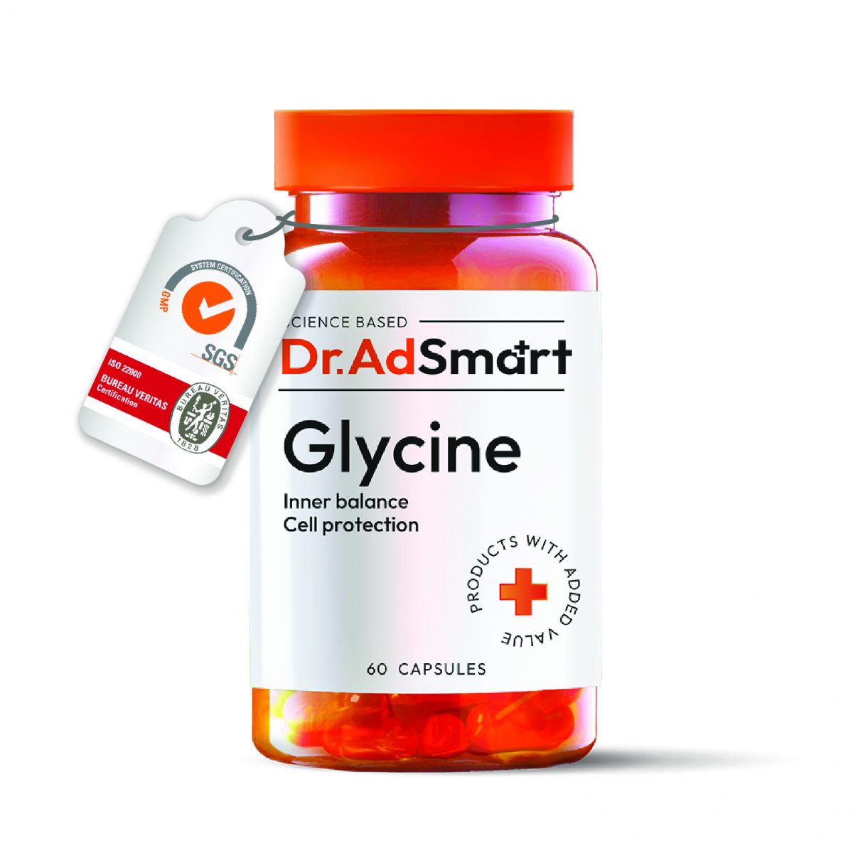 dr-ad-smart-glutsiin-gmp-iso-sertifikaat Glütsiin Dr. Ad Smart N60 - Image 1
