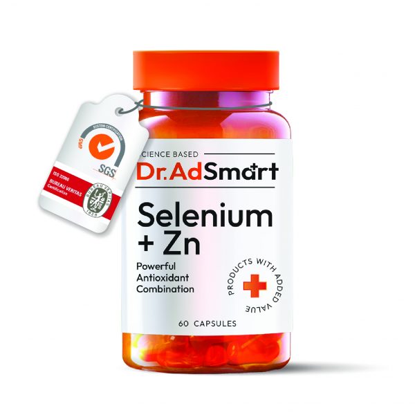 Seleen+Tsink: Dr.AD Smart Selenium + Zn N60